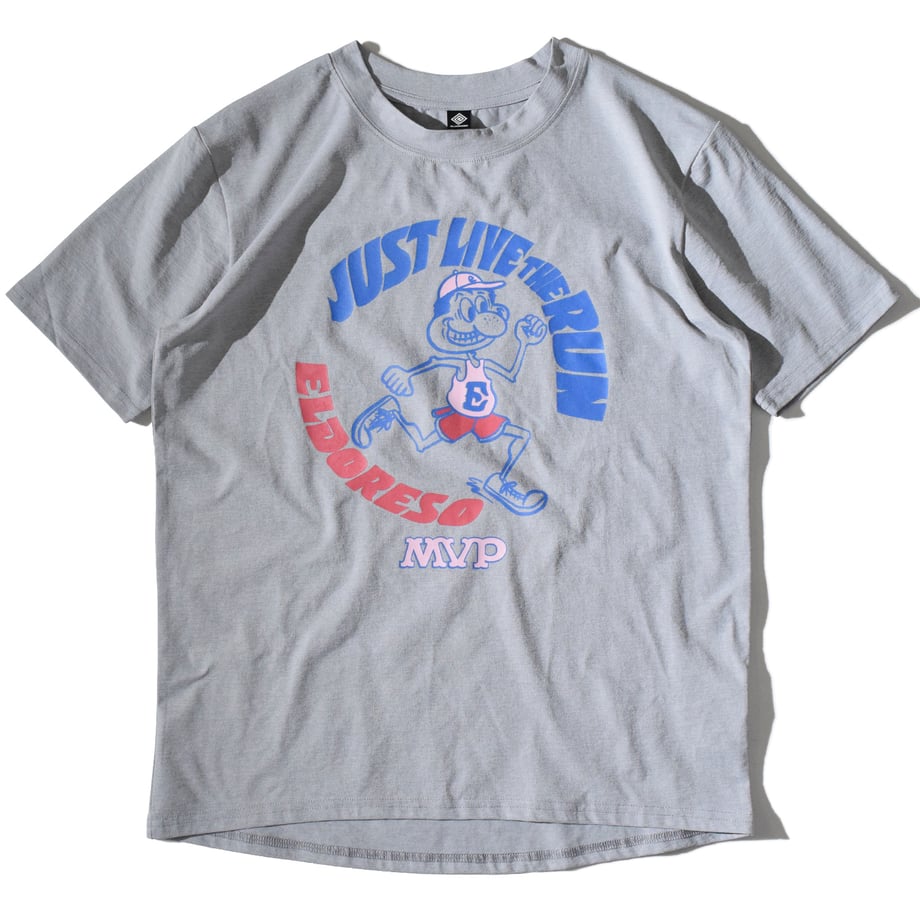 ELDORESO Just Live Tee ランニングTシャツ 速乾メッシュ – Grumpy