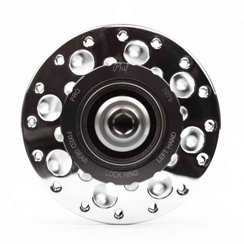 PHIL WOOD PRO high flange track hub（rear/Double Fixed/24h） – Grumpy Bike  Shop