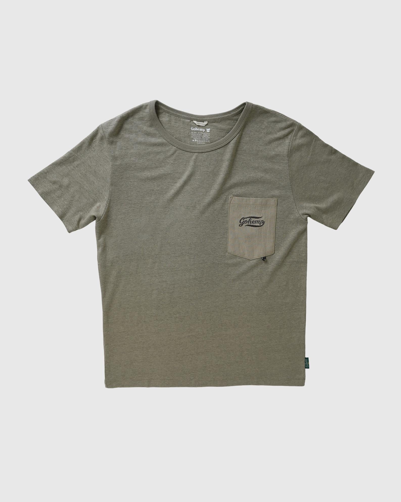 20%off】GOHEMP BASIC S/SL PK TEE GHC4208FBP ゴーヘンプ ポケットT 