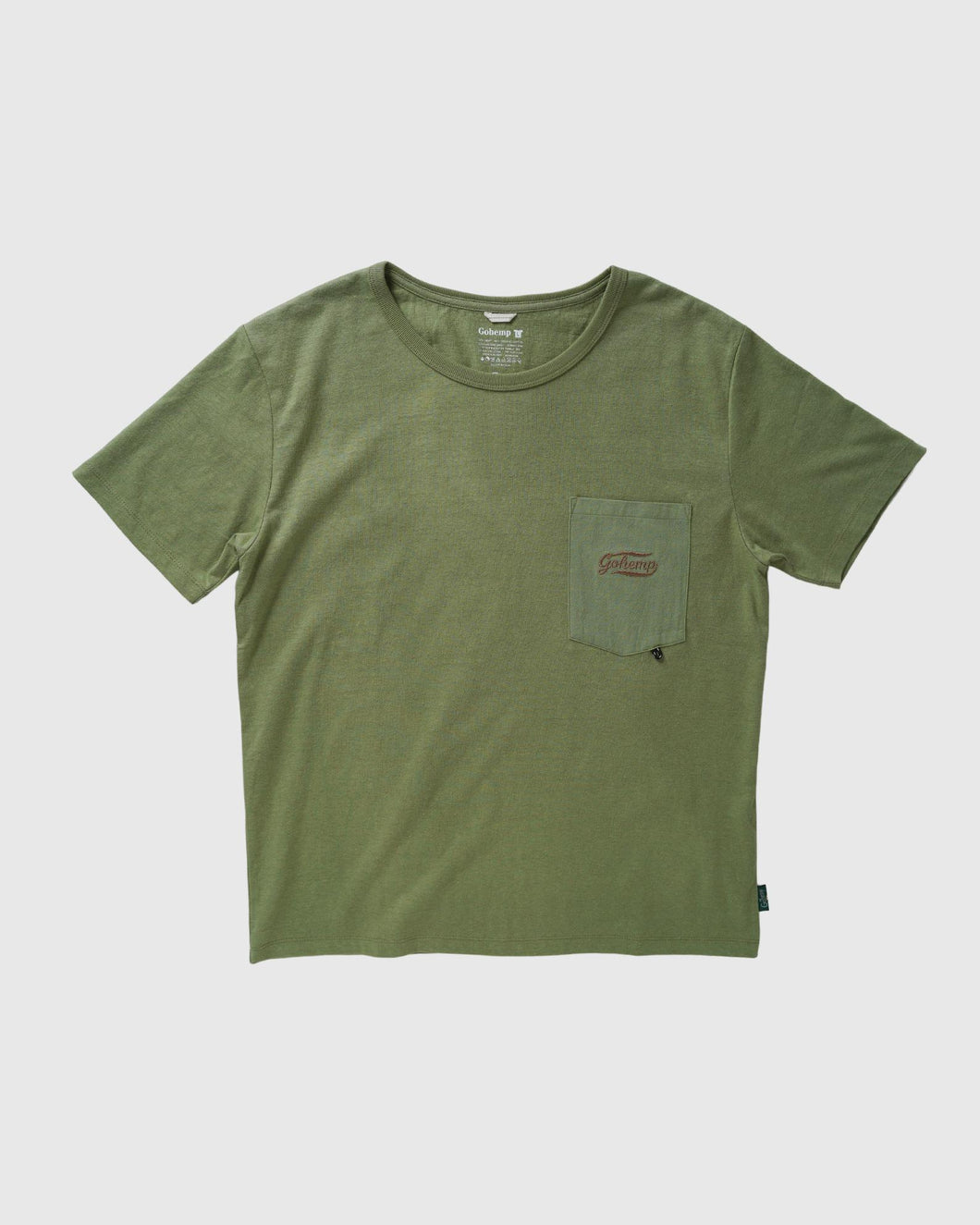 【20%off】GOHEMP BASIC S/SL PK TEE GHC4208FBP ゴーヘンプ ポケットTシャツ