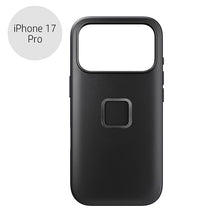 画像をギャラリービューアに読み込む, Peak Design エブリデイケース iPhone 17 Pro ブラック クラリーノ 本体
