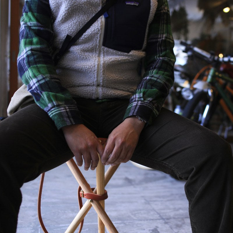 Wood&Faulk Camp Stool ウッドアンドスツール キャンプ スツール