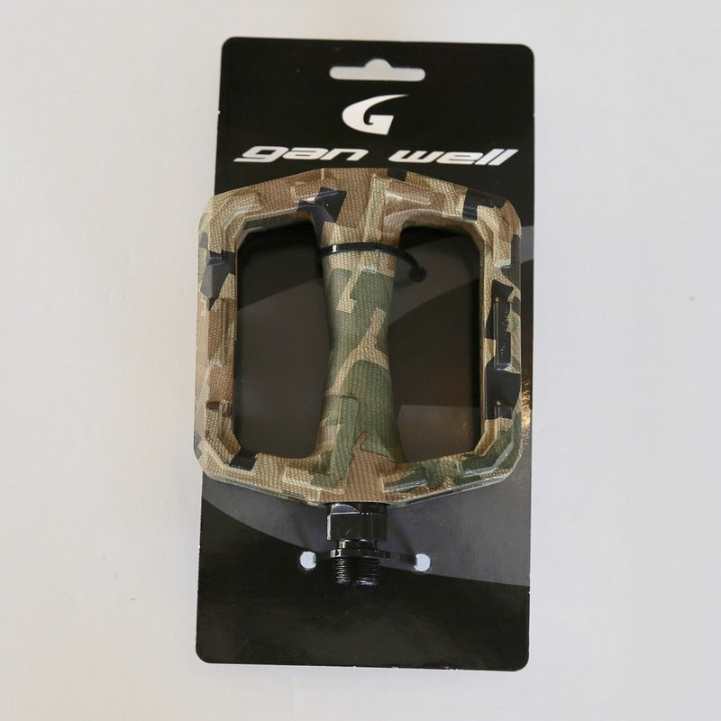 ガンウェル ピスト 10%off】gan wellフラットペダル 全4色 ガンウェル ピスト 固定ギア 街