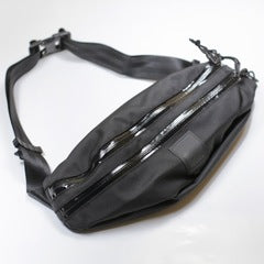 ワープアンドウーフ オリジナルウエストバッグ ダークブラウン WARP AND WOOF Waist & Shoulder 2way Bag