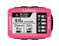 【SALE 50%off】LEZYNE MEGA XL GPS PINK CYCLE COMPUTERS レザイン