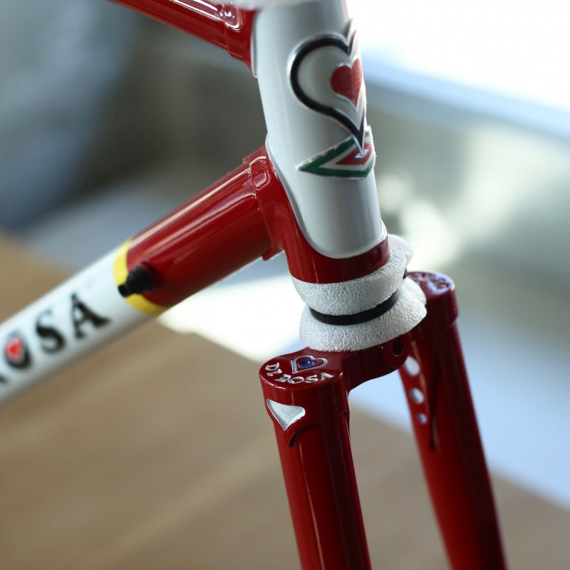 DEROSA NEOPRIMATO Bordeaux White Glossy デローザ ネオプリマート – Grumpy Bike Shop