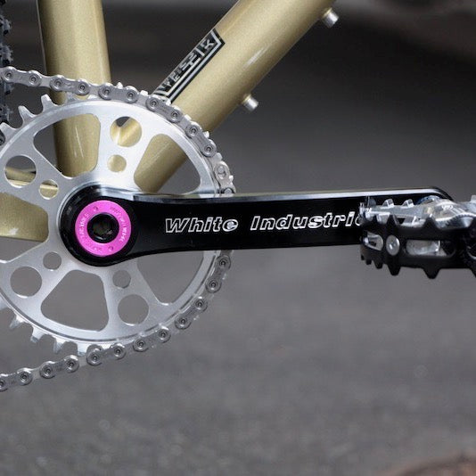 WHITE INDUSTRIES クランク M30[ブラック](キャップBRONZE) DriveTrain CRANK SET (MTB)  ホワイトインダストリーズ