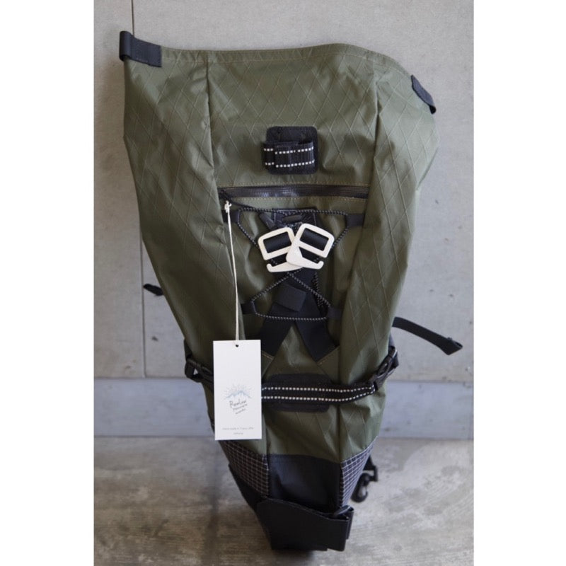 RawLow Mountain Works Bike'n Hike Post Bag X-Pac ロウロウマウンテンワークス サドルバッグ バックパック リュック 輪行 Xpac 軽量