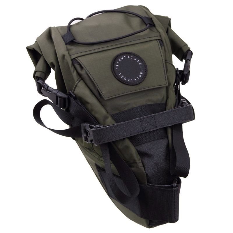 IN294 フェアウェザー FAIRWEATHER SEAT BAG サドルバッグ 黒 ※バンド部分に劣化あり IN294 フェアウェザー FAIRWEATHER SEAT BAG サドルバッグ 黒