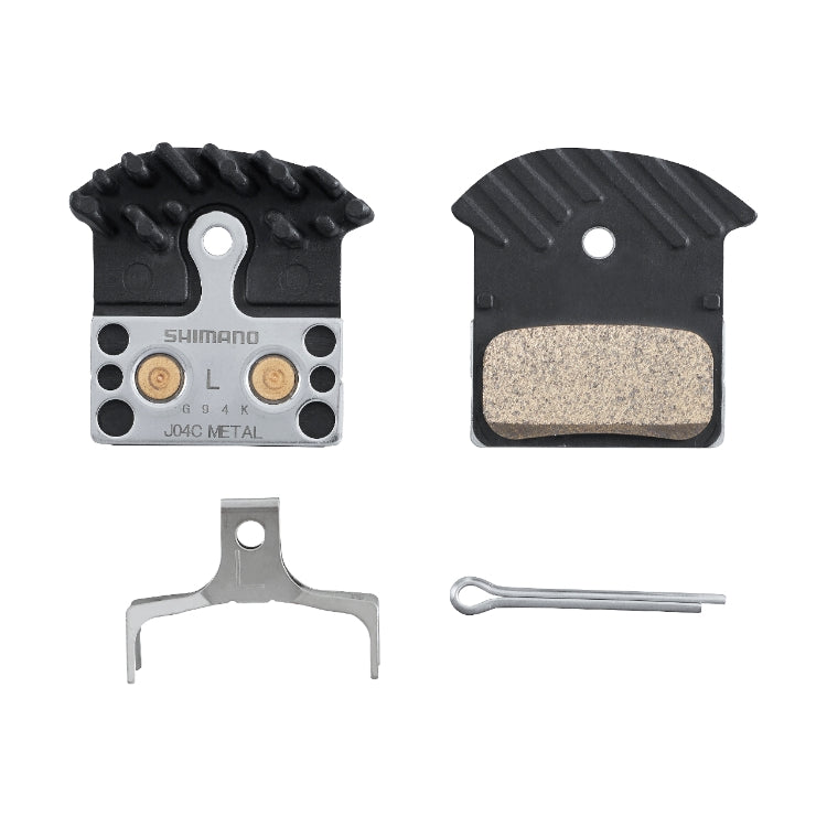 SHIMANO J04C ディスクブレーキパッド 4セット SHIMANO J04C ディスクブレーキパッド メタル フィン付 – Grumpy Bike Shop