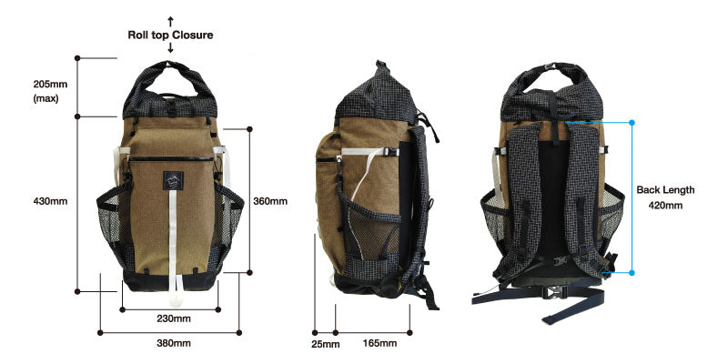 RawLow Mountain Works Bambi X-PAC ロウロウマウンテンワークス